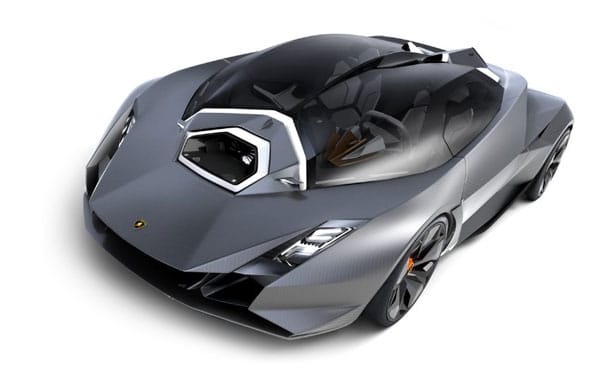 Lamborghini Perdigon: Steuern unter einer riesigen Glaskuppel - so stellt sich der Designstudent Ondrej Jirec einen Lamborghini für übermorgen vor.
