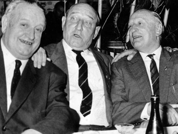 Teddy Lohmann, Karl Höger und Georg Wellhöfer Teddy Lohmann, Karl Höger und Georg Wellhöfer