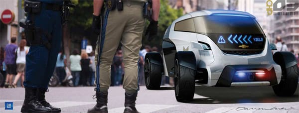 Beim jährlichen Design-Wettbewerb zur Los Angeles Auto Show wird dieses Mal das Polizeiauto der Zukunft gesucht. Namhafte Autobauer wie etwa Mercedes, General Motors, Honda und BMW haben sich daran beteiligt. Klicken Sie sich durch die Entwürfe.