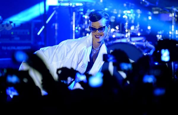 Rihanna beim Konzert im Berliner ewerk