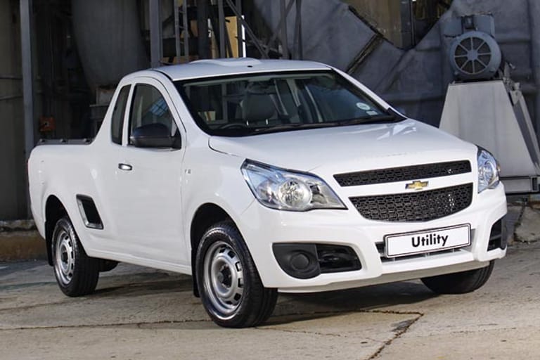 In Südafrika kommt das erfolgreichste amerikanische Auto von Chevrolet. Der Utility ist eine Mischung aus Kleinwagen und Pick-up.