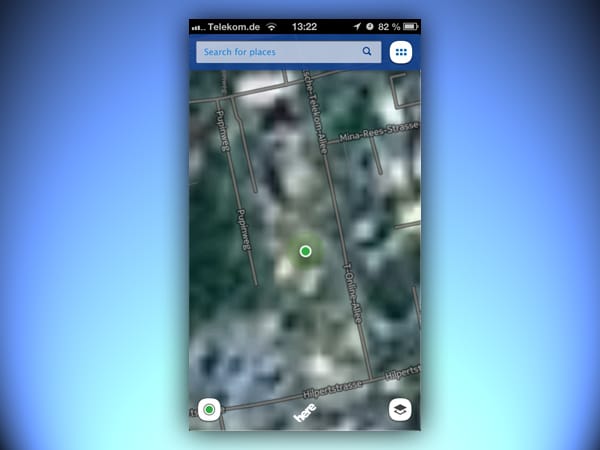 Nokia Here: Satellitenansicht