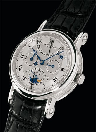 Franck Muller ist der Darling der Schönen und Reichen, da seine Uhren barock und teuer sind.