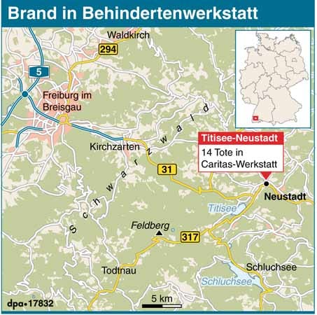 Tote bei Brand im Schwarzwald