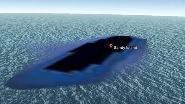 Google Earth zeigt Phantominsel im Korallenmeer