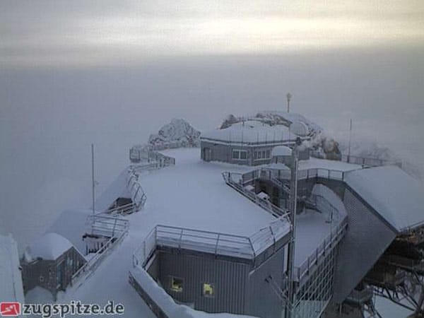 Webcam Zugspitze. (Screenshot: t-online.de)