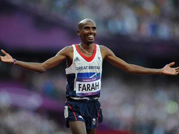 Der britische Leichtathletik-Held Mo Farah.