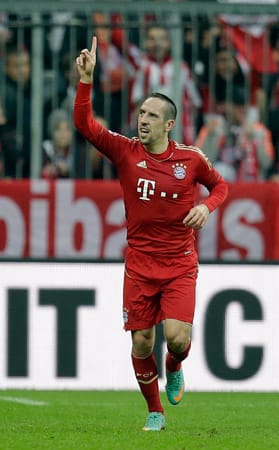 Franck Ribéry vom FC Bayern München.