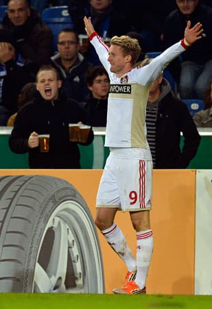 André Schürrle von Bayer Leverkusen. André Schürrle von Bayer Leverkusen.