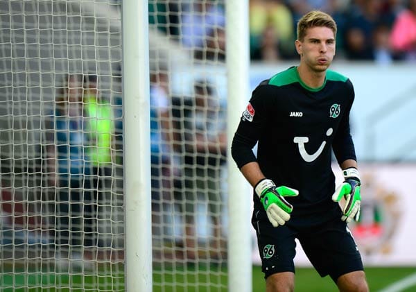 Ron-Robert Zieler von Hannover 96. Ron-Robert Zieler von Hannover 96.