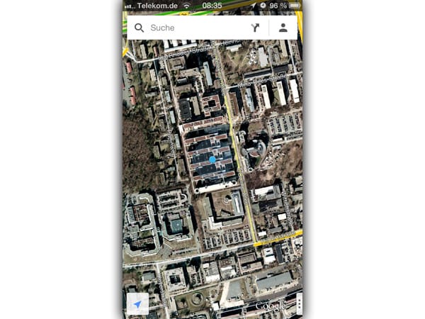 Google Maps Luftbildaufnahmen
