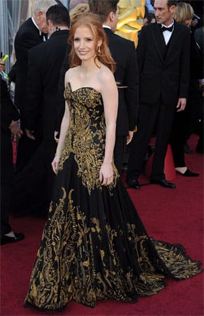 Die kalifornische Schauspielerin Jessica Chastain trifft immer den richtigen Look.