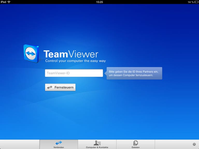Mit TeamViewer Free kann man via Internet auf einen anderen PC zugreifen, so dass man Freunden und der Familie aus der Ferne helfen kann.