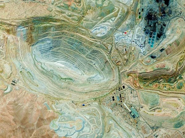Chuquicamata Kupfermine in Chile.