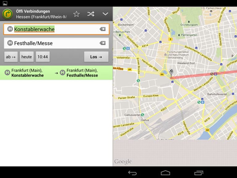 Öffi – ÖPNV Auskunft ist eine hilfreiche App für alle Bus- und Bahnfahrer.