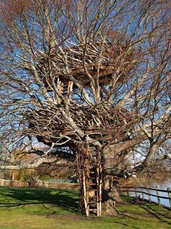 Das "Lake-Nest Tree House" in New York, USA