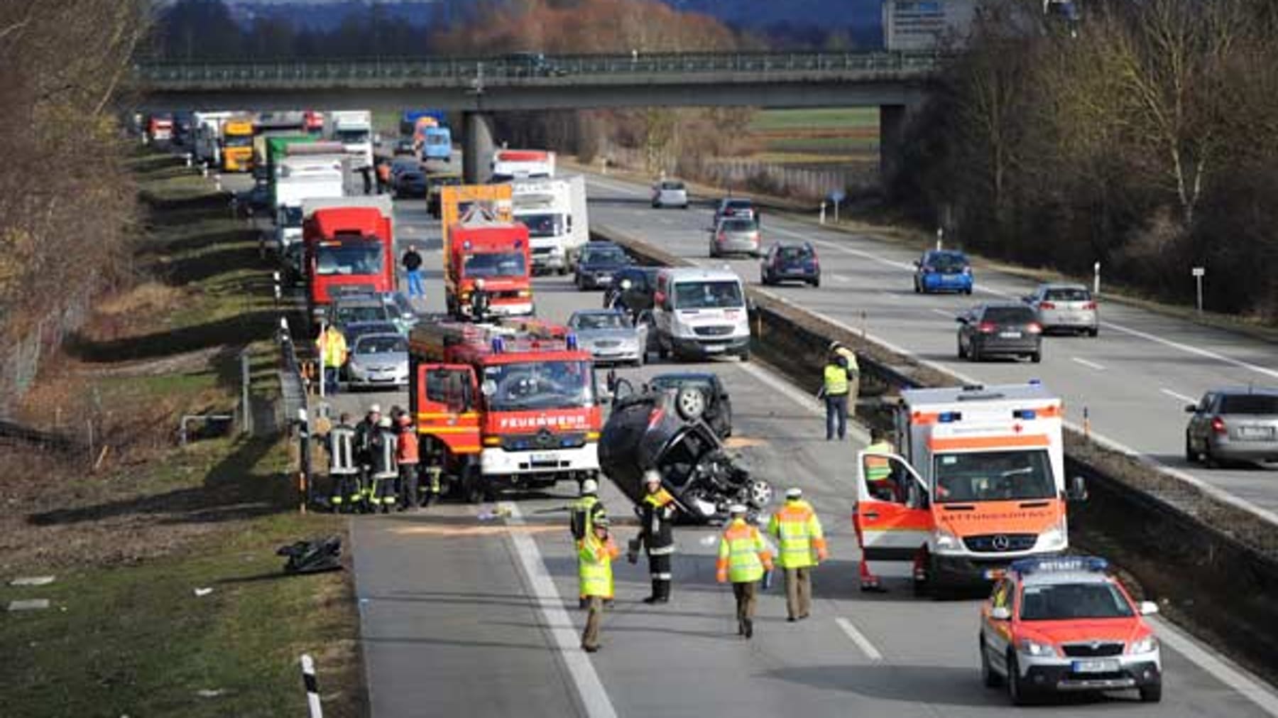 Foto-Serie: Geisterfahrer Auf Der Autobahn 92