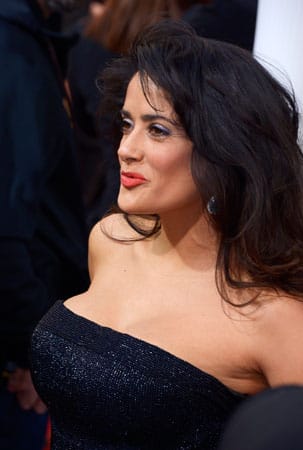 Salma Hayel bei den Golden Globes.