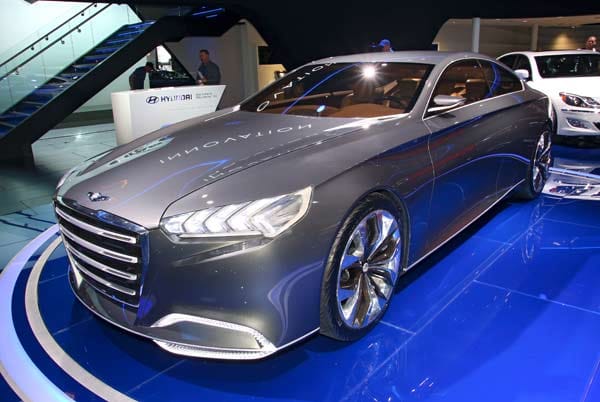Hyundai zeigt auf der Detroit Motor Show 2013 eine Oberklasse-Studie.