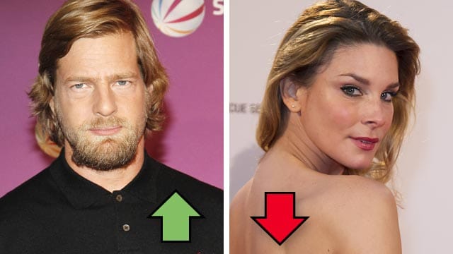 Top und Flop des Tages: Henning Baum und Claudelle Deckert.