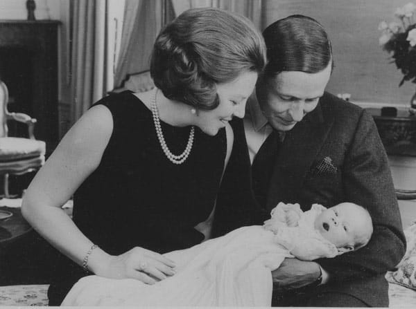 Beatrix mit Mann Claus und Sohn Willem-Alexander