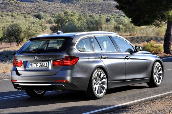 Ebenfalls Platz 10: Der BMW 3er Touring, hier schon das neue Modell.