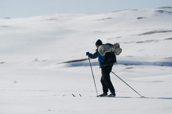 Skitourengeher in Troms¢s/Norwegen.