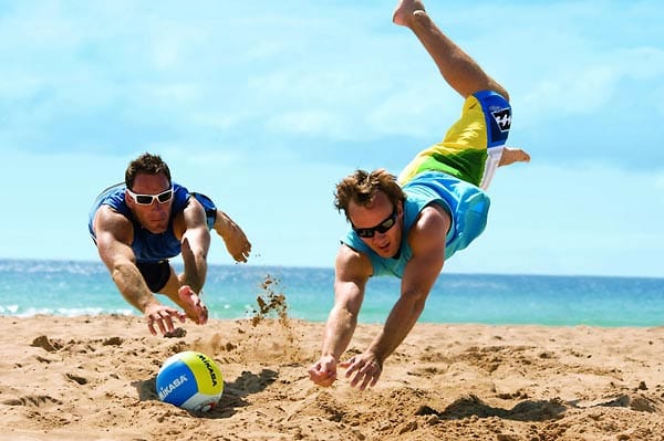 Beachvolleyball: Trainingscamps mit Profis im Club Aldiana.