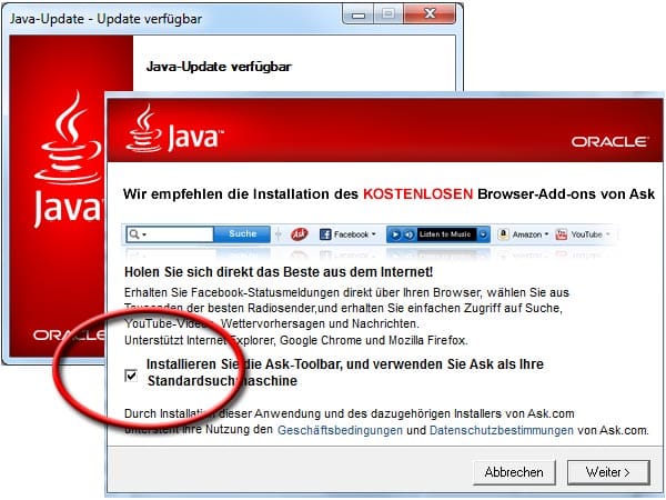 Oracle Sun Java Browser-Plug-in