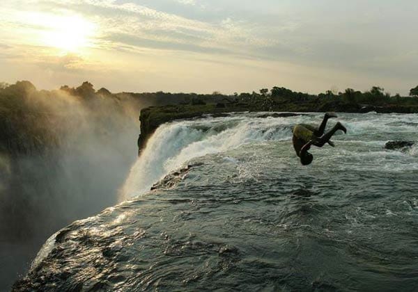 Devil's Pool, Victoria-Wasserfälle, Simbabwe/Sambia.