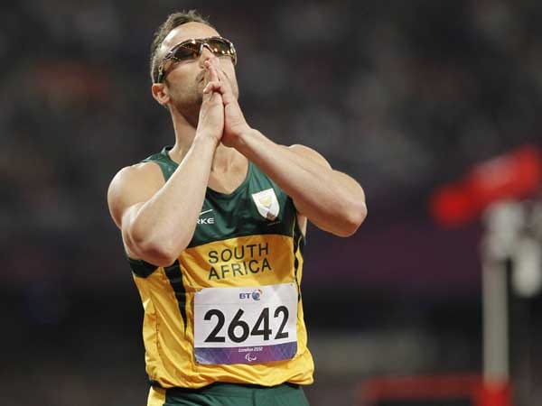 Februar 2013: Der sechsmalige Paralympics-Gewinner Oscar Pistorius ist von der Polizei festgenommen worden.