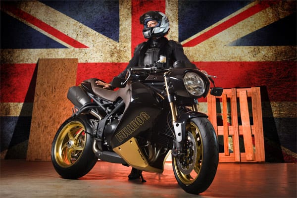 Die Vilner Custom Bike Bulldog ist mit ihrer radikalen Optik vor allem für Fans von unverkleideten Motorrädern geeignet.
