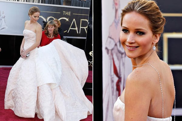 Jennifer Lawrence bei der Oscar-Verleihung 2013