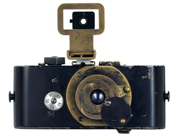 Die 1913 von Oskar Barnack konstruierte "Ur-Leica" gilt als Prototyp aller Kleinbildkameras und Meilenstein in der Fotografie.