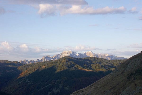 Peaks of the Balkans Trail: Panorama.