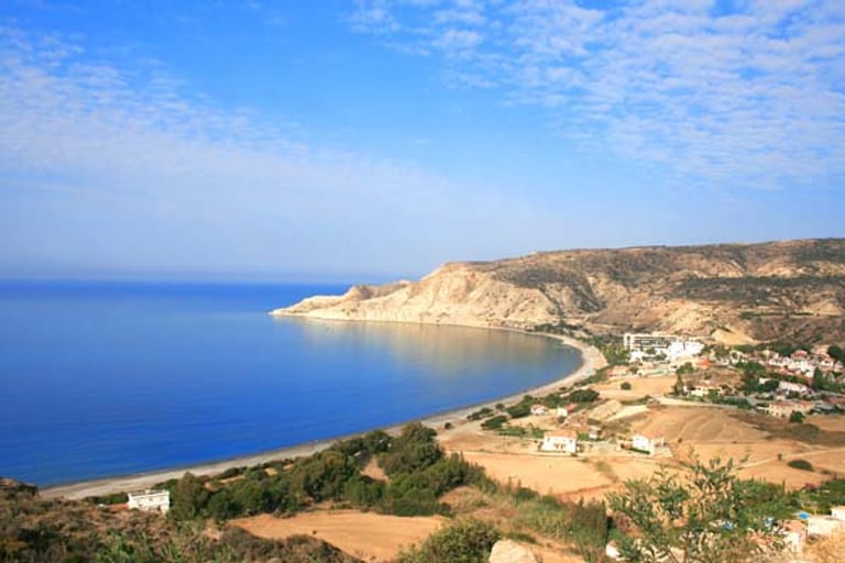 Pissouri Bay auf Zypern.