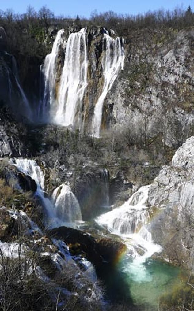 Plitvicer Seen in Kroatien.