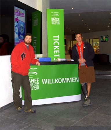Jarem Frye und Craig DeMartino bei der Deutschland Premiere von "Gimp Monkeys" in München.