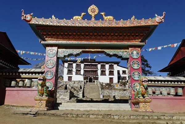 Kloster Tengpoche in Khumbu, Nepal.