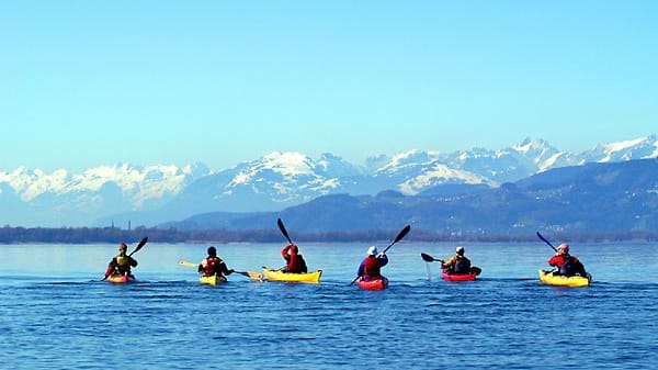 Kanutouren: Bodensee.