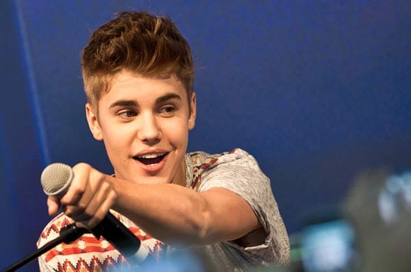 Platz 1: Justin Bieber wird die zweifelhafte Ehre zuteil die Liste der unbeliebtesten Stars anzuführen - und zwar mit riesigem Abstand.
