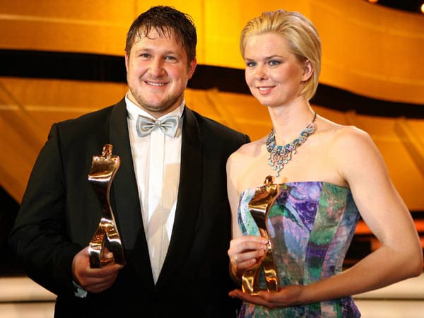 Die Wahl zum Sportler des Jahres 2008 gewinnen Matthias Steiner und die Schwimmerin Britta Steffen.