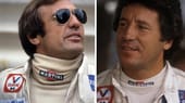 Carlos Reutemann (li.) gegen Mario Andretti: Andretti wechselt 1976 zu Lotus, wo er '78 den WM-Titel gewann.
