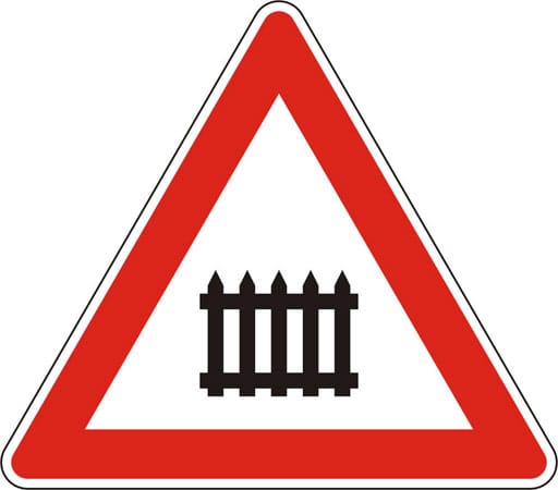 Abgeschafft wurde auch das Zeichen für den beschränkten Bahnübergang.