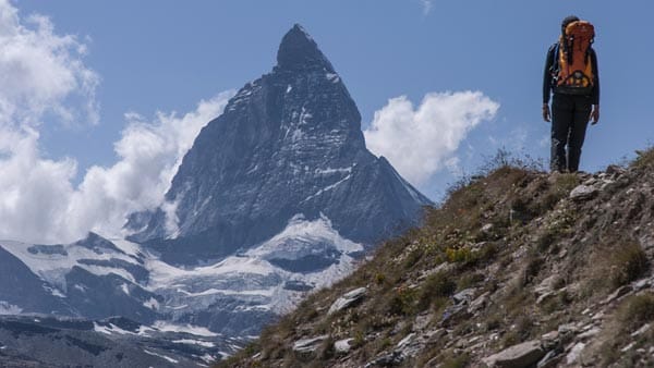 Blick aufs Matterhorn.