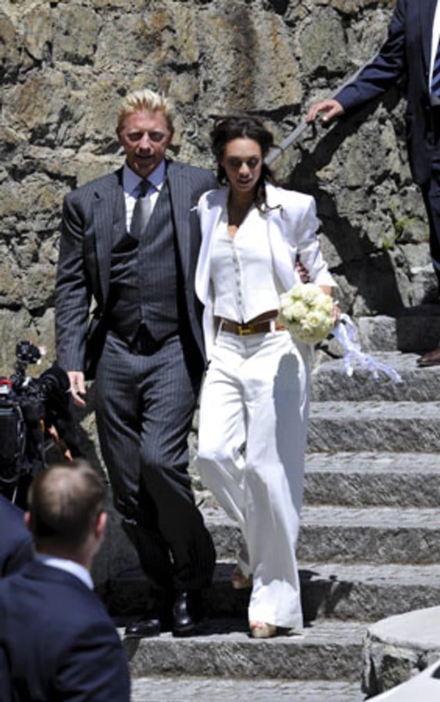 Boris und Lilly Becker bei ihrer Hochzeit
