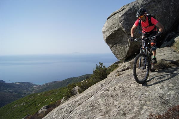 Mountainbiken auf Elba.