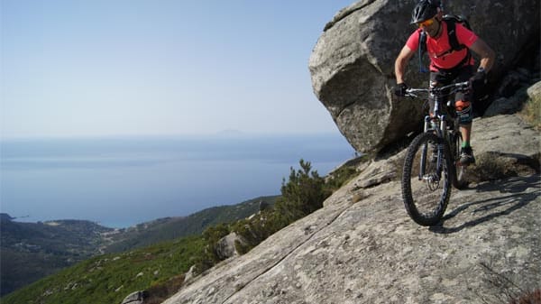 Mountainbiken auf Elba.