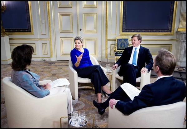 Willem-Alexander und Máxima im TV-Interview