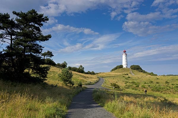 Insel Hiddensee, Ostsee: Leuchtturm.